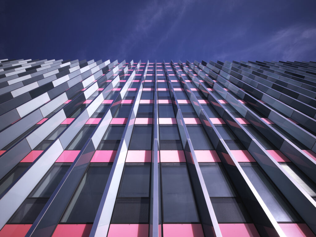 Fassade Aluminium Bürogebäude
