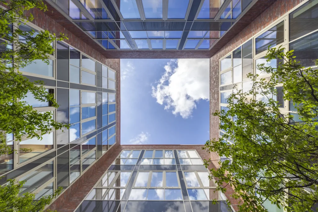Haus der Genossenschaft Hamburg, Aufsicht Innenhof
