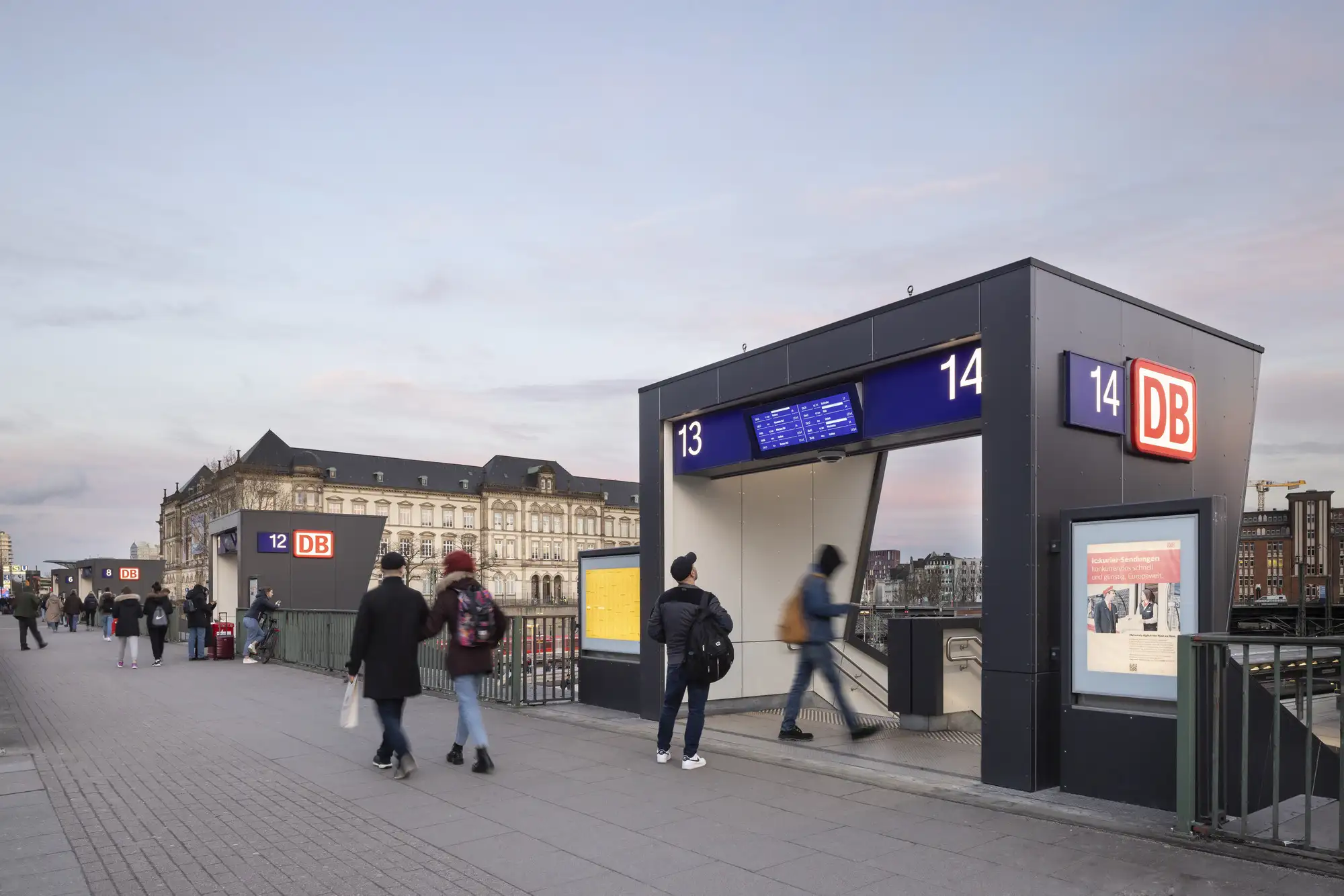 Sumesgutner Treppenanlage HBF Hamburg (DEU)