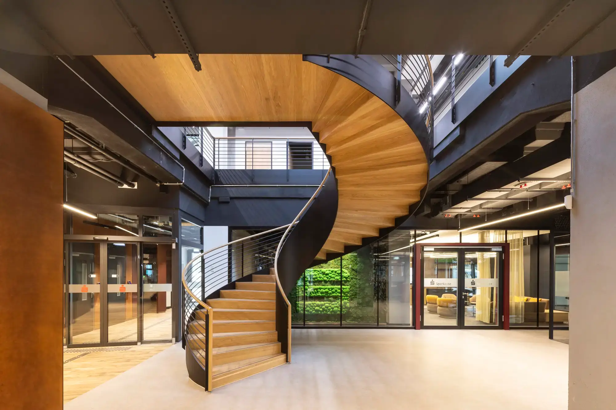 Wendeltreppe aus Holz